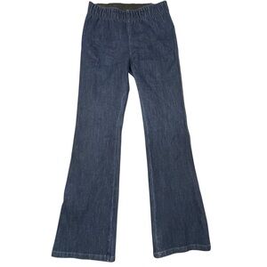 Soft Surroundings Pull On Elastic Waist Bootcut Office Every Day Casual Pant  XS